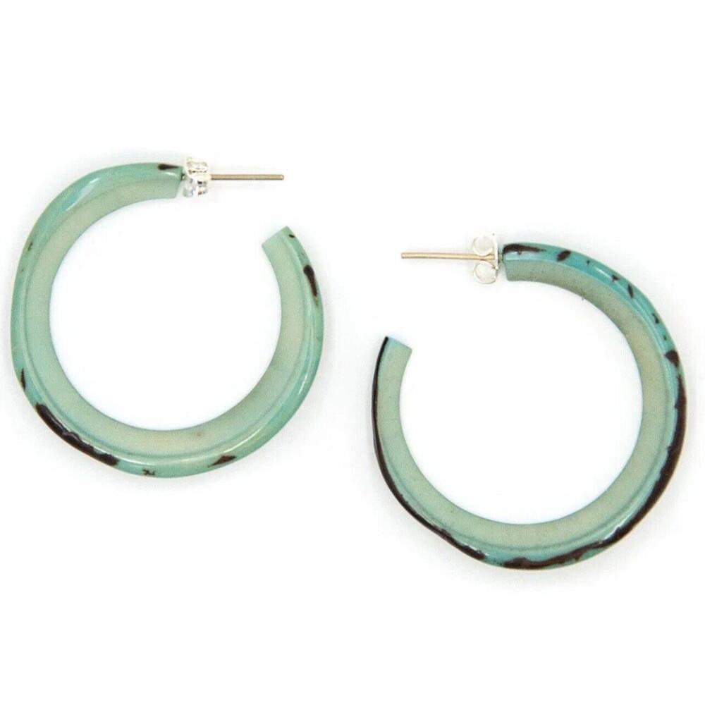 Fair Trade Tagua Nut Organic Earrings Jewelry (Sustainable & Eco-Friendly)